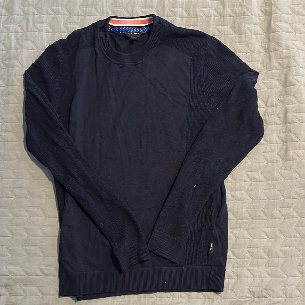Ted Baker Blue Crewneck Sweater